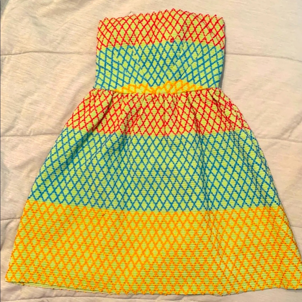 Strapless dress